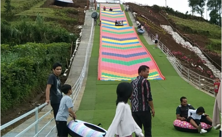 Rainbow Slide di Kuba Land di Desa Kutabawa, Kecamatan Karangreja, Kabupaten Purbalingga. Permainan seluncuran yang memacu adrenalin Rainbow Slide di Kuba Land di Desa Kutabawa, Kecamatan Karangreja, Kabupaten Purbalingga. Permainan seluncuran yang memacu adrenalin