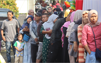 Dinas Ketahanan Pangan dan Perikanan (DKPP) terus berupaya menjaga stabilitas pasokan dan harga pangan menjelang Idulfitri 1445 Hijriyah dengan melaksanakan Gerakan Pangan Nasional, Senin 1 April 2024 Dinas Ketahanan Pangan dan Perikanan (DKPP) terus berupaya menjaga stabilitas pasokan dan harga pangan menjelang Idulfitri 1445 Hijriyah dengan melaksanakan Gerakan Pangan Nasional, Senin 1 April 2024