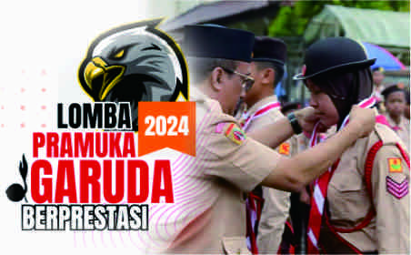 Gerakan Pramuka Kwarda Provinsi Jawa Tengah akan menyelenggarakan Lomba Pramuka Garuda Siaga Berprestasi Kwarda Jateng 2024. Gerakan Pramuka Kwarda Provinsi Jawa Tengah akan menyelenggarakan Lomba Pramuka Garuda Siaga Berprestasi Kwarda Jateng 2024.