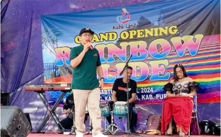 Sekretaris Dinporapar Purbalingga, Sukirto Hadi mewakili Kepala Dinporapar, R. Budi Setiawan saat menghadiri wahana baru di Kuba Land Purbalingga, Sabtu 13 April 2024. Sekretaris Dinporapar Purbalingga, Sukirto Hadi mewakili Kepala Dinporapar, R. Budi Setiawan saat menghadiri wahana baru di Kuba Land Purbalingga, Sabtu 13 April 2024.