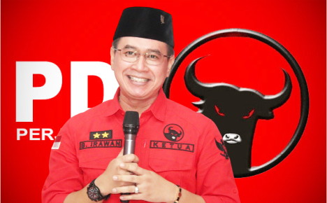 Ketua DPC PDI Perjuangan Purbalingga HR Bambang Irawan. Foto: kolase tabloidelemen.com