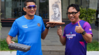 Menteri Pariwisata dan Ekonomi Kreatif, Sandiaga Salahuddin Uno usai bersama Kepala Dinporapar Purbalingga, R. Budi Setiawan berlari pagi di Purbalingga, Jumat 12 Juli 2024. Menteri Pariwisata dan Ekonomi Kreatif, Sandiaga Salahuddin Uno usai bersama Kepala Dinporapar Purbalingga, R. Budi Setiawan berlari pagi di Purbalingga, Jumat 12 Juli 2024.