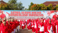 Sebanyak 1800 guru PAUD, TK, dan SD meriahkan acara lomba senam,  kreasi yang menjadi rangkaian Perayaan Hari Ulang Tahun ke-79 Republik Indonesia tahun ini, di Alun-Alun Purbalingga, Minggu 4 Agustus 2024. Sebanyak 1800 guru PAUD, TK, dan SD meriahkan acara lomba senam,  kreasi yang menjadi rangkaian Perayaan Hari Ulang Tahun ke-79 Republik Indonesia tahun ini, di Alun-Alun Purbalingga, Minggu 4 Agustus 2024.