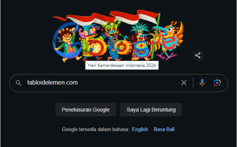 Google Doodle ikut memperingati Hari Ulang Tahun ke-79 tahun Republik Indonesia, Sabtu 17 Agustus 2024. Google Doodle ikut memperingati Hari Ulang Tahun ke-79 tahun Republik Indonesia, Sabtu 17 Agustus 2024.