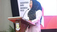 Bupati Purbalingga Dyah Hayuning Pratiwi (Tiwi) saat Apresiasi Bangga Membangun Desa di GOR Indoor Sasana Krida Perwira, Rabu 21 Agustus 2024. Bupati Purbalingga Dyah Hayuning Pratiwi (Tiwi) saat Apresiasi Bangga Membangun Desa di GOR Indoor Sasana Krida Perwira, Rabu 21 Agustus 2024.