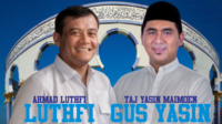 Komjen Pol Ahmad Luthfi, mantan Kapolda Jawa Tengah dan Taj Yasin Maemoen (Gus Yasin) mantan Wakil Gubernur Jawa Tengah telah resmi mendaftar sebagai calon gubernur dan wakil gubernur di Pemilu Kepala Daerah (Pilkada) Jateng 2024. Komjen Pol Ahmad Luthfi, mantan Kapolda Jawa Tengah dan Taj Yasin Maemoen (Gus Yasin) mantan Wakil Gubernur Jawa Tengah telah resmi mendaftar sebagai calon gubernur dan wakil gubernur di Pemilu Kepala Daerah (Pilkada) Jateng 2024.