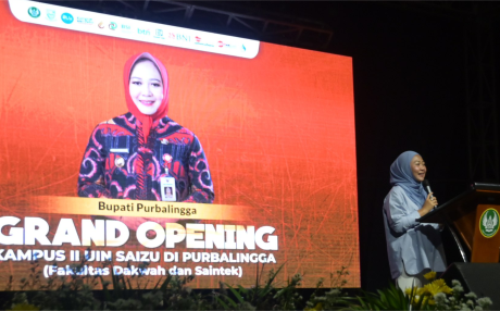 Bupati Purbalingga, Dyah Hayuning Pratiwi usai meresmikan kampus ini yang berada di Kelurahan Karangsentul, Kecamatan Padamara, di Jum'at 6 September 2024.