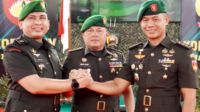 Letkol Inf Untung Iswahyudi, S.Sos., M.Hum., M.Han berdiri sebelah kanan resmi menjabat Dandim 0702/Purbalingga Letkol Inf Untung Iswahyudi, S.Sos., M.Hum., M.Han berdiri sebelah kanan resmi menjabat Dandim 0702/Purbalingga