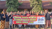 Peserta Uji Kemahiran Berbahasa Indonesia (UKBI) Adaptif Merdeka di SMP Negeri 1 Padamara Purbalingga