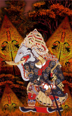 Bathara Gana melambangkan Wuku Sungsang