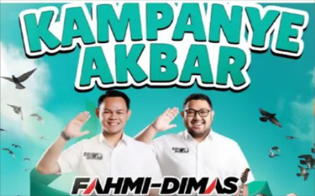 Pasangan Calon Bupati dan Wakil Bupati Purbalingga, Fahmi Muhammad Hanif-Dimas Prasetyahani (Fahmi-Dimas) akan melaksanakan kampanye Akbar di GOR Goentoer Darjono, Sabtu 23 November 2024.