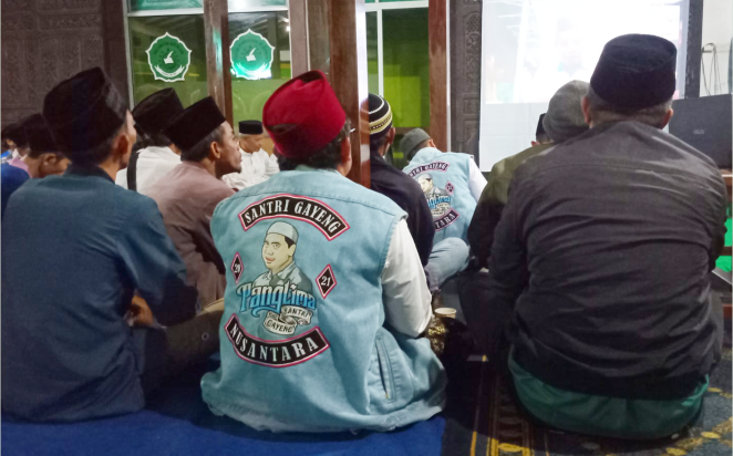 Santri Gayeng Nusantara (SGN) Kabupaten Purbalingga mengikuti Tasyakuran serentak di 35 kabupaten/kota, Sabtu 7 Desember 2024 malam.