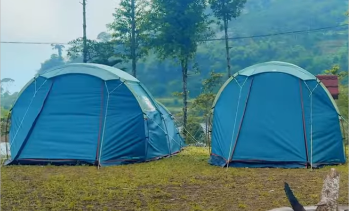 Tenda Dome di The Mount Slamet Glamping and Cafe Purbalingga. Foto: tabloidelemen.com