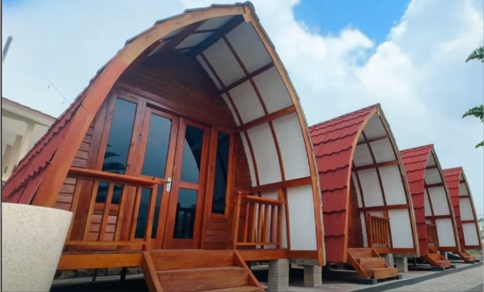 Type Lumbung di The Mount Slamet Glamping and Cafe Purbalingga. Foto: tabloidelemen.com