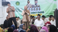 Bupati Purbalingga, Dyah Hayuning Pratiwi mengikuti acara Pondok Pesantren Daruttaqwa Bersholawat, di Desa Brobot, Kecamatan Bojongsari, Jum'at 3 Januari 2025. Bupati Purbalingga, Dyah Hayuning Pratiwi mengikuti acara Pondok Pesantren Daruttaqwa Bersholawat, di Desa Brobot, Kecamatan Bojongsari, Jum'at 3 Januari 2025.