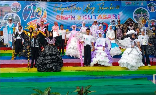 SMP Negeri 3 Kutasari Kabupaten Purbalingga genap berusia 20 tahun