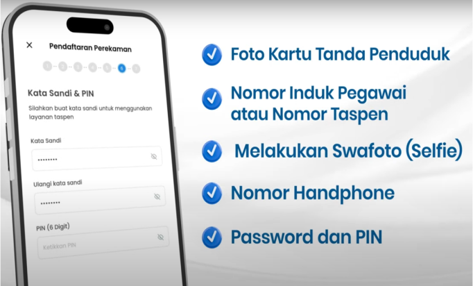 Lewat Andal by Taspen, pensiunan PNS bisa melakukan fitur verifikasi biometric hanya melalui swafoto saja sehingga lebih praktis, mudah dan lebih nyaman