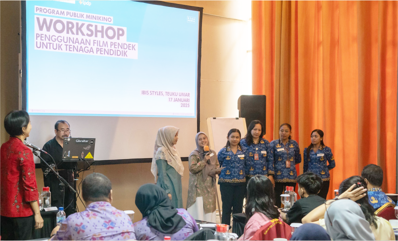 Minikino berkolaborasi dengan Kementerian Kebudayaan Republik Indonesia, Dana Indonesiana, dan LPDP menyelenggarakan workshop penggunaan film pendek untuk tenaga pendidik, di Ibis Styles, Teuku Umar-Denpasar, Bali, Jumat, 17 Januari 2025.