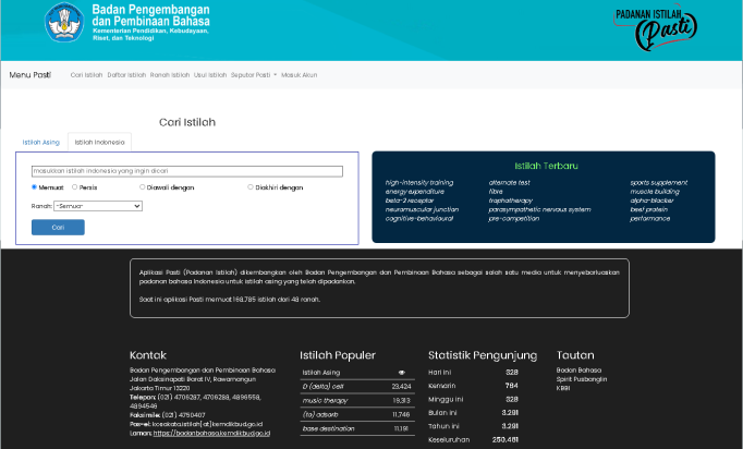 Padanan Istilah Asing dalam Bahasa Indonesia, Ini Cara Aksesnya Padanan Istilah Asing dalam Bahasa Indonesia, Ini Cara Aksesnya