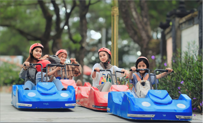 Wahana Permainan di destinasi wisata Goa Lawa Purbalingga Wahana Permainan di destinasi wisata Goa Lawa Purbalingga