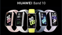 Huawei Band 10 hadir dengan spesifikasi baru dengan berbagai warna, hitam matte, putih, biru, abu-abu, dan ungu untuk material allumunium alloy