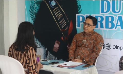 Kepala Dinporapar Kabupaten Purbalingga, R. Budi Setiawan saat tahapan seleksi awal Kakang Mbekayu Duta Wisata Purbalingga 2025, di GOR Indoor Sasana Krida Perwira, Kamis 10 April 2025 Kepala Dinporapar Kabupaten Purbalingga, R. Budi Setiawan saat tahapan seleksi awal Kakang Mbekayu Duta Wisata Purbalingga 2025, di GOR Indoor Sasana Krida Perwira, Kamis 10 April 2025