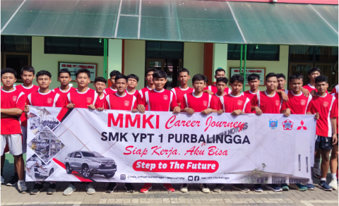 Sebanyak 19 Siswa SMK YPT 1 Purbalingga lulusan Tahun 2025 magang kerja di PT Mitsubishi Motors Krama Yudha Indonesia (PT MMKI). Sebanyak 19 Siswa SMK YPT 1 Purbalingga lulusan Tahun 2025 magang kerja di PT Mitsubishi Motors Krama Yudha Indonesia (PT MMKI).