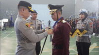 Menyambut Hari Bhayangkara ke 79, Polres Purbalingga menyelenggarakan Lomba Keterampilan Baris Berbaris (LKBB) Bhayangkara, di GOR Sasana Krida, Selasa 24 Juni 2025.