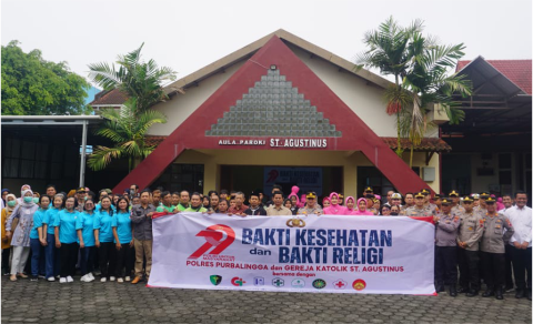 Polres Purbalingga Gelar Bakti Religi dan Kesehatan