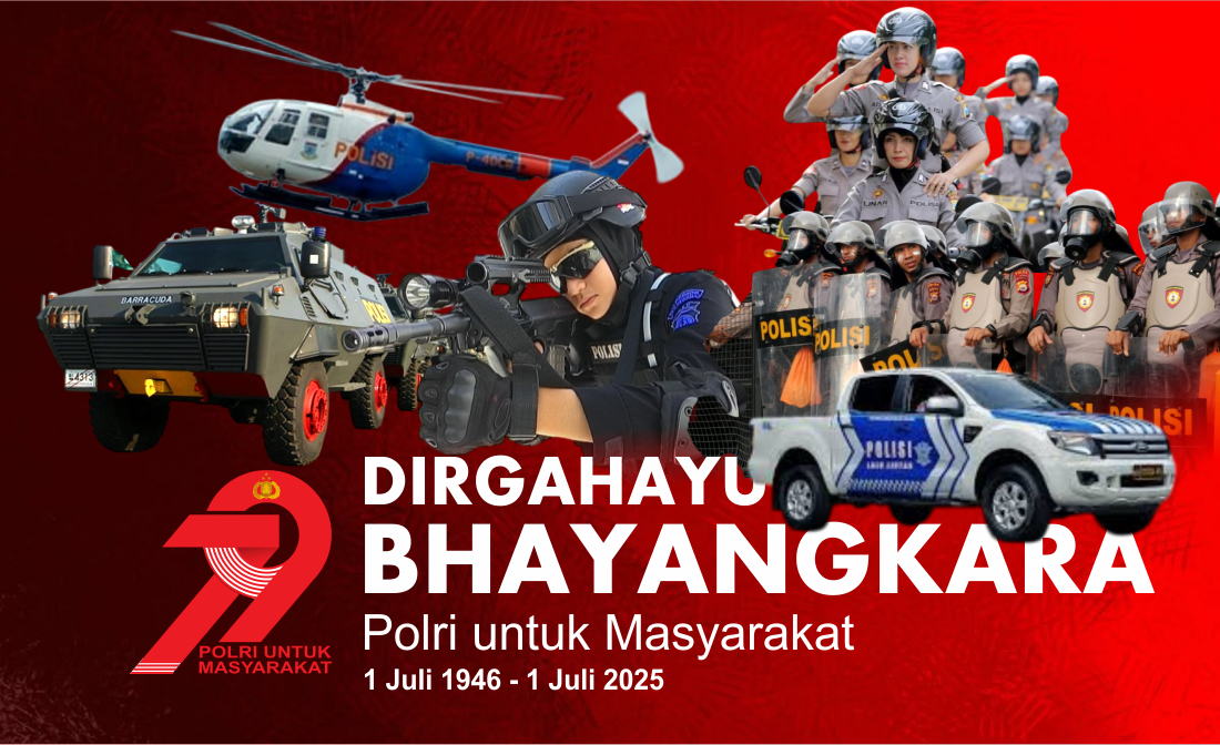Tanggal 1 Juli 2025, Kepolisian Republik Indonesia atau Polri memperingati Hari Bhayangkara ke 79. Tanggal 1 Juli 2025, Kepolisian Republik Indonesia atau Polri memperingati Hari Bhayangkara ke 79.