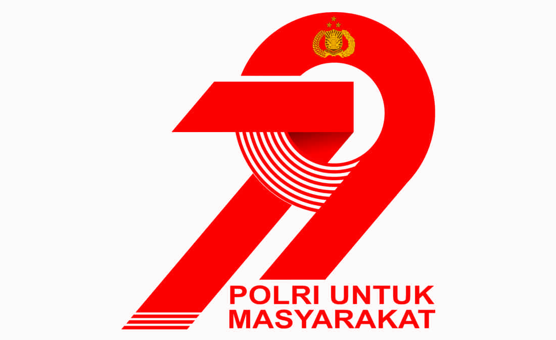 Logo HUT ke-79 Bhayangkara. Sumber Foto: Tribratanews Purbalingga Jateng