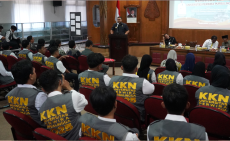 Sebanyak 70 mahasiswa Universitas Perwira Purbalingga (Unperba) akan melaksanakan Kuliah Kerja Nyata (KKN) di Kabupaten Purbalingga dengan mengusung tema "Percepatan Implementasi Asta Cita melalui KKN Universitas Perwira Purbalingga Tahun 2025." Sebanyak 70 mahasiswa Universitas Perwira Purbalingga (Unperba) akan melaksanakan Kuliah Kerja Nyata (KKN) di Kabupaten Purbalingga dengan mengusung tema "Percepatan Implementasi Asta Cita melalui KKN Universitas Perwira Purbalingga Tahun 2025."