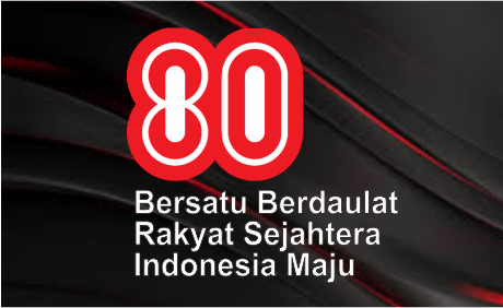 Desain Resmi Logo HUT ke-80 RI Desain Resmi Logo HUT ke-80 RI
