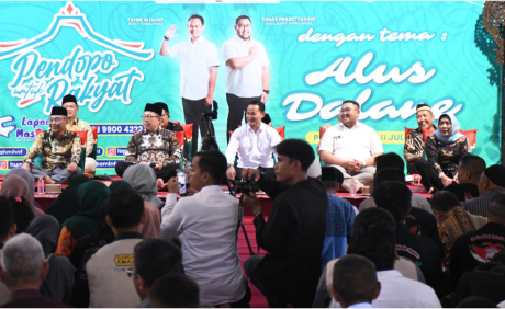 Program Pendopo untuk Rakyat menjadi komitmen Bupati Purbalingga Fahmi Muhammad Hanif untuk berkomunikasi dengan seluruh masyarakat Purbalingga.