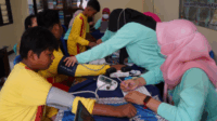 Murid SMP Negeri 1 Purbalingga antusias mengikuti Program Cek Kesehatan Gratis (CKG) Anak Sekolah yang diluncurkan oleh Dinas Kesehatan Kabupaten Purbalingga, Senin 14 Juli 2025. Murid SMP Negeri 1 Purbalingga antusias mengikuti Program Cek Kesehatan Gratis (CKG) Anak Sekolah yang diluncurkan oleh Dinas Kesehatan Kabupaten Purbalingga, Senin 14 Juli 2025.