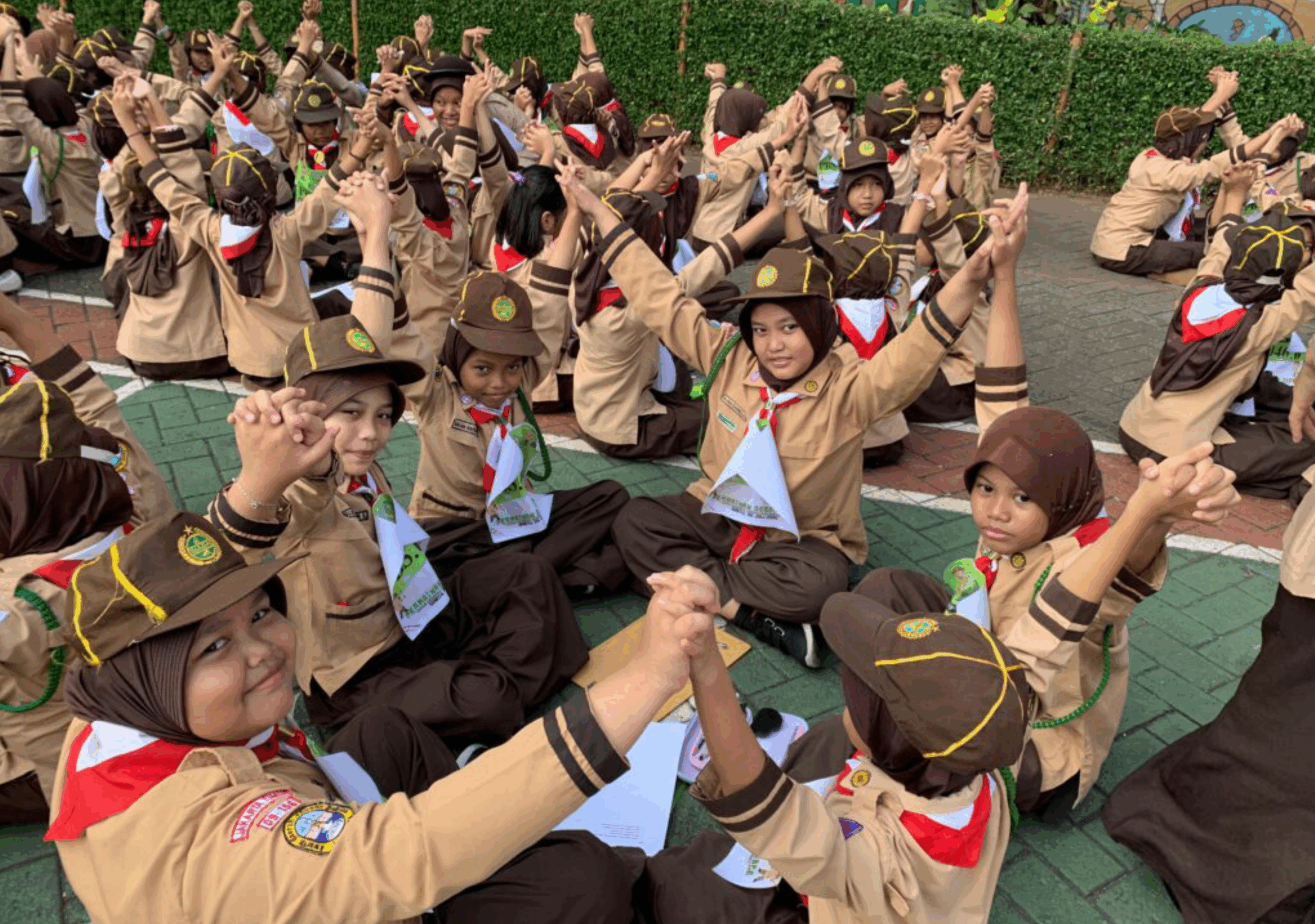 Anggota Pramuka Kwarran Ciracas Kwarda DKI Jakarta. Sumber Foto: Pramuka Jakarta