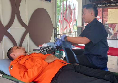 Gerakan Pramuka Kwarcab Kabupaten Purbalingga menyelenggarakan kegiatan donor darah di Sanggar Pramuka Purbalingga, Sabtu 16 Agustus 2025.