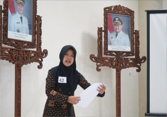 Karang Taruna Kabupaten Purbalingga menggelar Lomba Baca Puisi Piala Bergilir Bupati Purbalingga dan Piala Tetap Ketua Karang Taruna Purbalingga. Karang Taruna Kabupaten Purbalingga menggelar Lomba Baca Puisi Piala Bergilir Bupati Purbalingga dan Piala Tetap Ketua Karang Taruna Purbalingga.