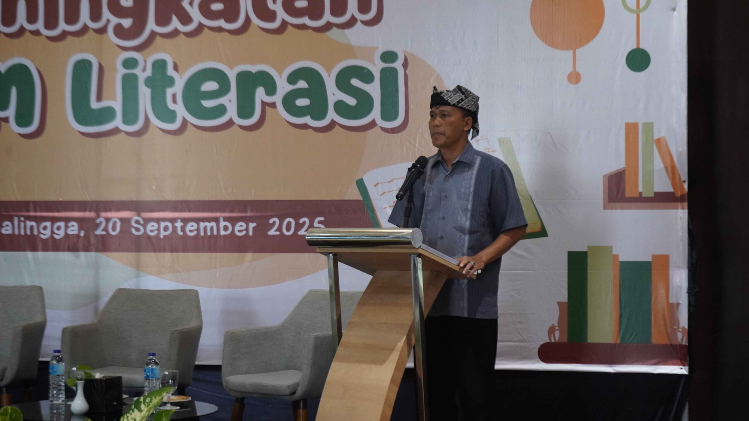 Kepala Dinas Arsip dan Perpustakaan Kabupaten Purbalingga, Sadono menyatakan Indeks Pembangunan Literasi Masyarakat (IPLM) Kabupaten Purbalingga meningkat di tahun 2024 menjadi 70,28.