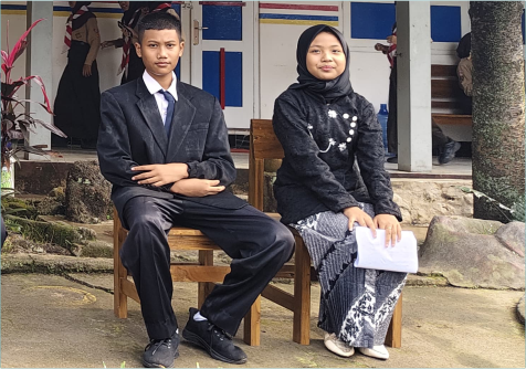 Terpilih Aden Wijaya dan Azzafa Siti Fatimah secara demokratis. Mendapatkan 566 suara