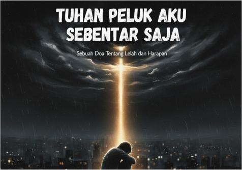 Lagu "Peluk Aku Tuhan Sebentar Saja" merupakan karya Naufal Bakrie dengan produser Famelia