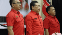 Wakil Sekretaris Jenderal (Wasekjen) DPP PDIP, Utut Adianto bersama Ketua DPC PDIP Purbalingga HR Bambang Irawan dan Sekretaris DPC PDIP Purbalingga, Karseno saat konsolidasi bersama jajaran pengurus DPC dan PAC PDIP Purbalingga di Wisma Tien Catering, Minggu 12 Okbober 2025. Wakil Sekretaris Jenderal (Wasekjen) DPP PDIP, Utut Adianto bersama Ketua DPC PDIP Purbalingga HR Bambang Irawan dan Sekretaris DPC PDIP Purbalingga, Karseno saat konsolidasi bersama jajaran pengurus DPC dan PAC PDIP Purbalingga di Wisma Tien Catering, Minggu 12 Okbober 2025.