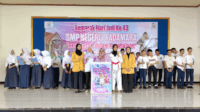 SMP Negeri 1 Padamara merayakan puncak acara peringatan hari jadinya yang ke 43 tahun, di Loka Sarwa Guna sekolahan itu, Selasa 25 November 2025.