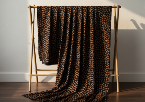 Batik Latar Kopi Pecah, motifnya menyerupai retakan biji kopi, melambangkan harapan rezeki berlimpah. Batik Latar Kopi Pecah, motifnya menyerupai retakan biji kopi, melambangkan harapan rezeki berlimpah.