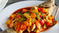 Kakap Merah Saus Asam Manis Segar