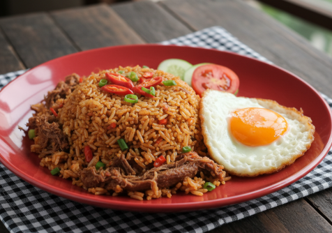 Nasi Goreng Sapi Mercon Pedas