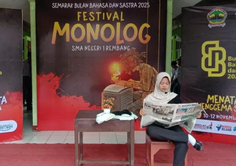 SMA Negeri 1 Rembang menyelenggarakan serangkaian kegiatan memperingati Bulan Bahasa dan Sastra tahun 2025. SMA Negeri 1 Rembang menyelenggarakan serangkaian kegiatan memperingati Bulan Bahasa dan Sastra tahun 2025.