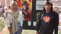 Geisha Putri Ramadhani bersama Ketua Komunitas Wongso Art, Yuli Hartono saat acara Creative Fusion Festival 2025, di Gedung Sasana Krida Perwira, pada 10 hingga 11 Desember 2025. Geisha Putri Ramadhani bersama Ketua Komunitas Wongso Art, Yuli Hartono saat acara Creative Fusion Festival 2025, di Gedung Sasana Krida Perwira, pada 10 hingga 11 Desember 2025.