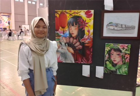 Geisha saat mengikuti Creative Fusion Festival 2025 di Gedung Sasana Krida Perwira di Purbalingga, Rabu 10 Desember 2025. Geisha saat mengikuti Creative Fusion Festival 2025 di Gedung Sasana Krida Perwira di Purbalingga, Rabu 10 Desember 2025.