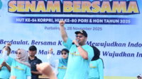 Pemerintah Kabupaten Purbalingga menggelar senam dan jalan sehat merayakan HUT ke-54 Korpri, HUT ke-80 PGRI, sekaligus menyambut Hari Guru Nasional 2025. Pemerintah Kabupaten Purbalingga menggelar senam dan jalan sehat merayakan HUT ke-54 Korpri, HUT ke-80 PGRI, sekaligus menyambut Hari Guru Nasional 2025.
